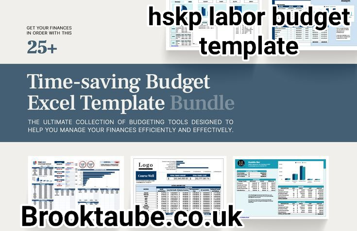 hskp labor budget template